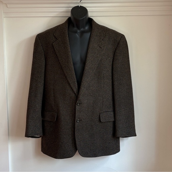 Made In Italy Wool/Cashmere Checkered Blazer​ - Picture 15 of 15